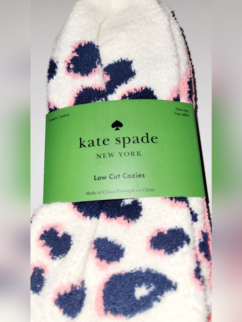 Kate Spade Low-Cut Cozies Socks 3 Pairs - Picture 3 of 3